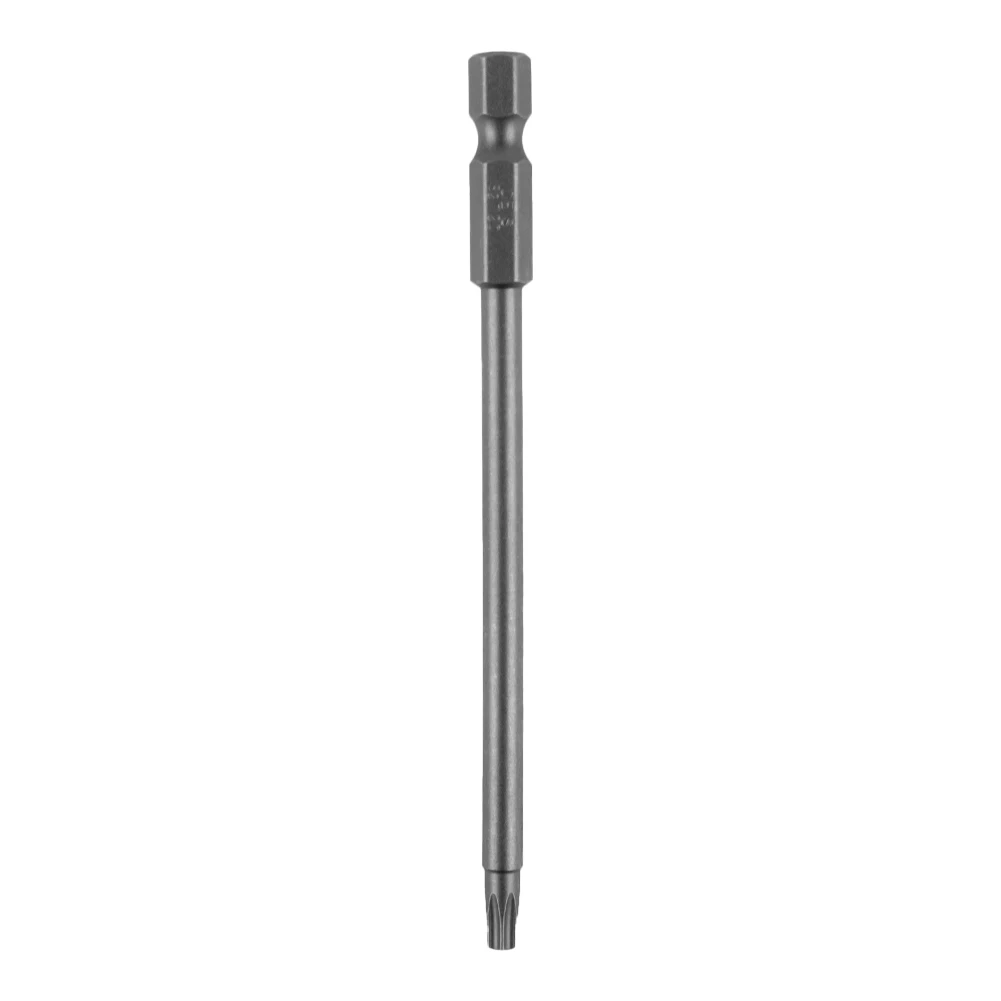 Sechskantschaft, Magnetkopf-Torx-Schraubendreher, Bit aus legiertem Stahl, 100 mm, T7/8/9/10/15/20/25/27/30/40, manipulationssicherer Stern für Sicherheit – Detail 10