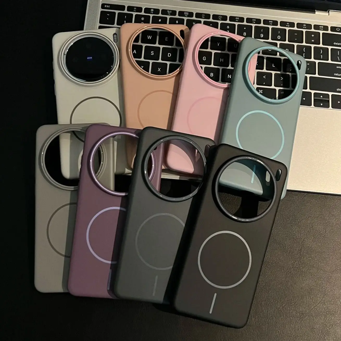 Magnetic Matte Frosted Anti-Fingerprint Slim Phone Case