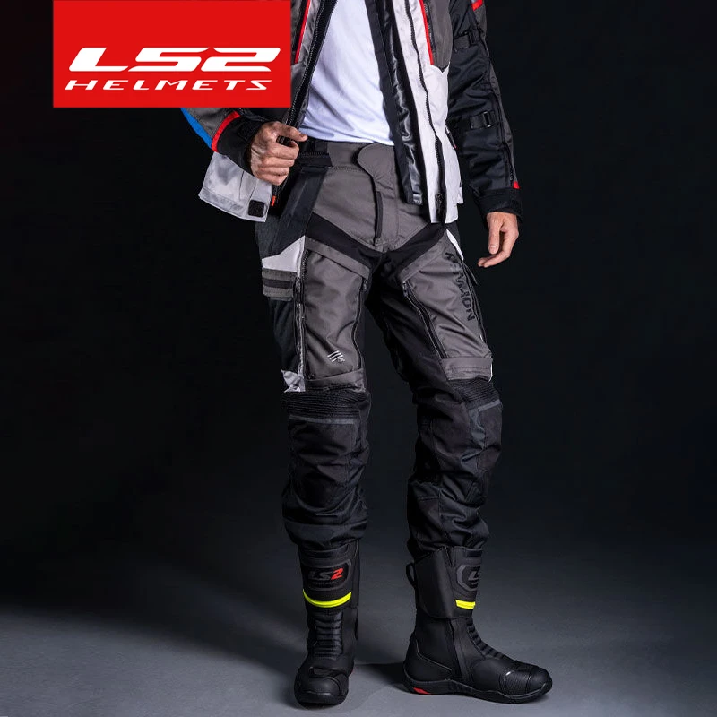 LS2 MP128 Motorcycle Riding Pants NORWAY Men's Motorcycle Waterproof Thermal Insulation CE Jacket For Motorcycle Jacket Motorcycle Clothing