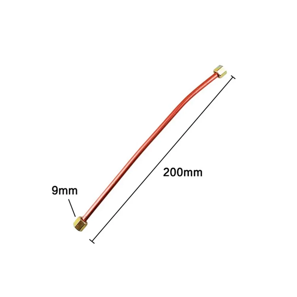 Valvola Di Ritegno Per Compressore | Tubo Rame 200mm Con 3 Porte Filettate
