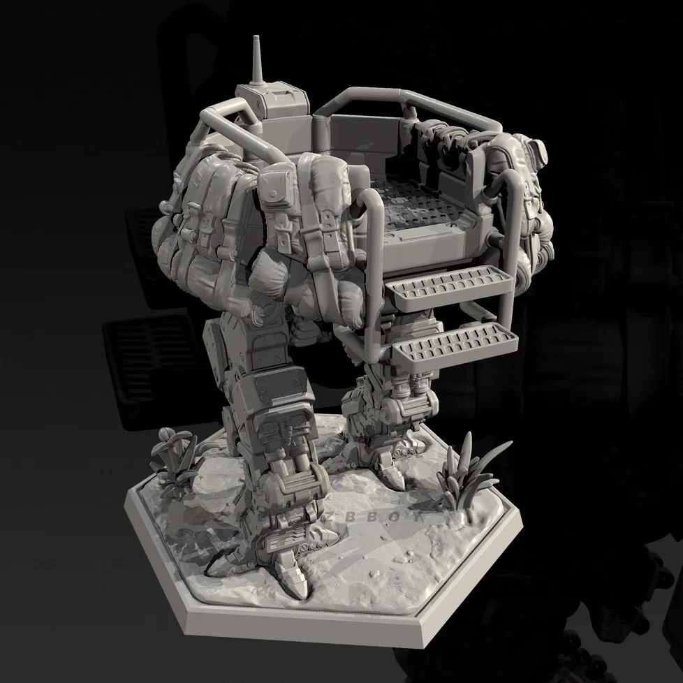 전체 높이 52mm 78mm 수지 군인 모델 키트 무색 및 자체 조립(3D 프린팅) TD-7745/3D