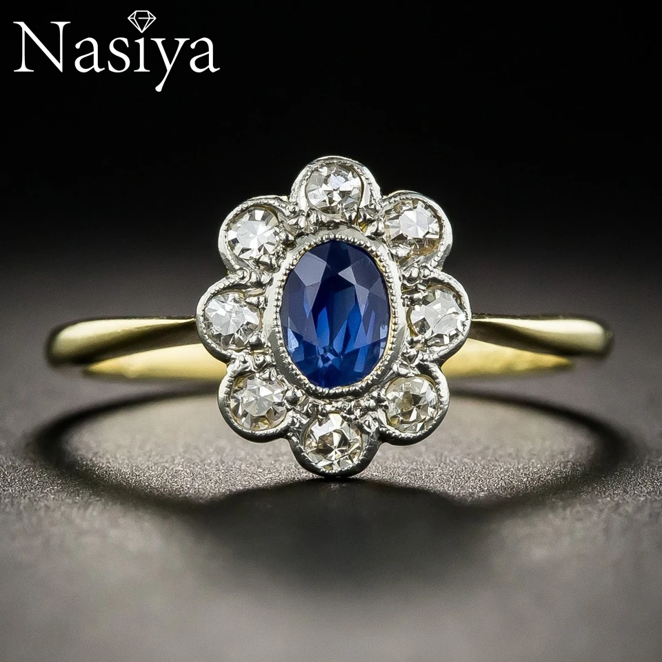 

Top Brand Luxury Yellow Gold Rings For Wonen Engagement Anniversary Silver Gemstone Jewelry Birthday Gift Wholesale