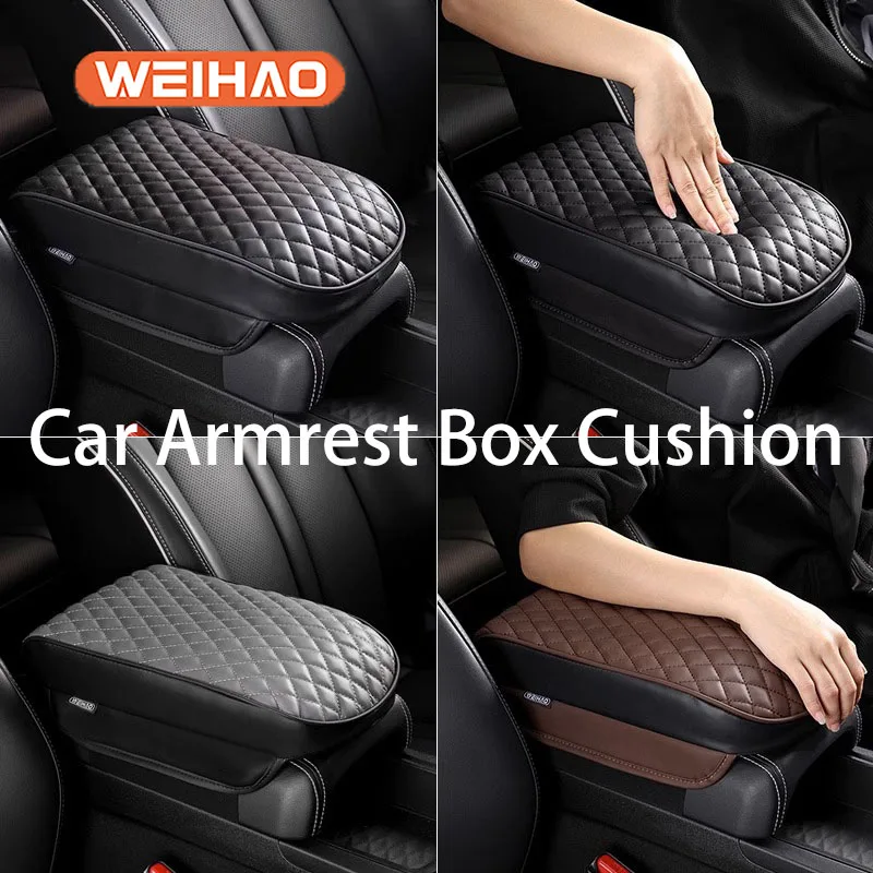 Car Armrest Cushion Memory Foam Cushion High Armrest Cushion Car Central Armrest Cushion Handrail Protective Cover