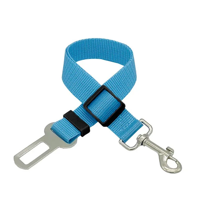 Dog Car Seat Belt Safety Protector Travel Pets Accessories Dog Leash Collar Breakaway Solid Car Harness 5
