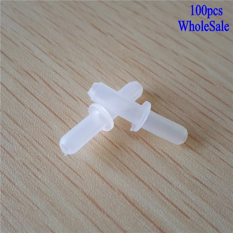 100 Pcs 2-Way Plastic Air Line Tubing Joints Connectors Aquarium Fish Tank Products