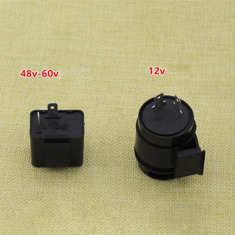 Flasher Relay Turn Signal for DC 12V-60V 2Pins Buzzer Beep Flasher Relay Blinker Indicator Flashers Turn Light Signals
