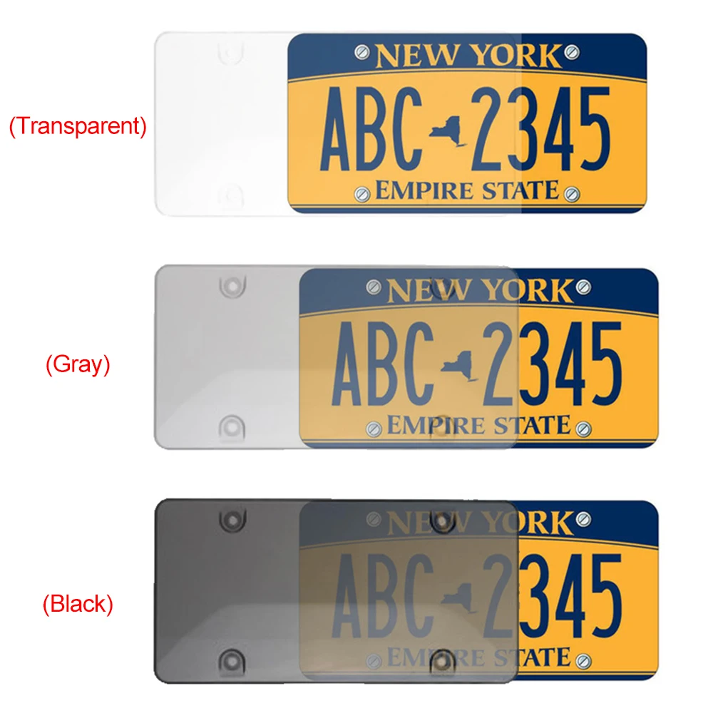 

Серый углеродный кронштейн с винтами, Универсальная рамка для американского номерного знака, автомобильный аксессуар, задняя крышка для номерного знака