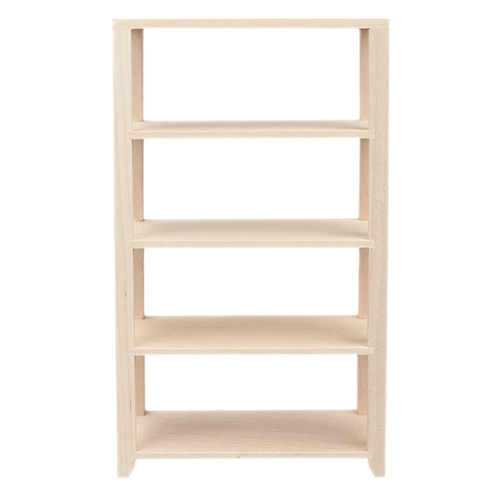 

Book Shelves House Furniture Mini Bookcase Decor Bookshelf Accessories Decorative Tiny Adornment Miniature Wooden Child