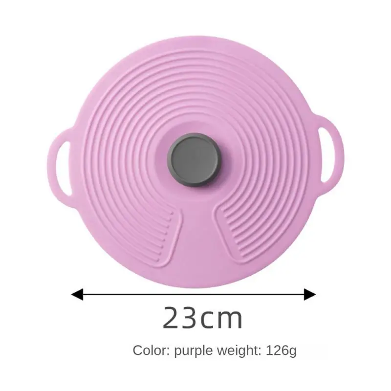 Silicone Covers Silicone Pot Cover Two-Color Preservation Anti-Overflow Sealed Oil Parts