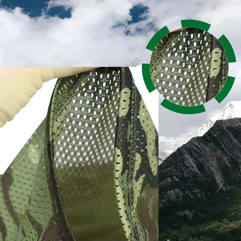 Großes Netzgewebe-Gesichtstuch, atmungsaktives Schlauchbandana, feuchtigkeitsableitendes, dehnbares Stoff-Halstuch für Outdoor-Sportarten – Detail 3