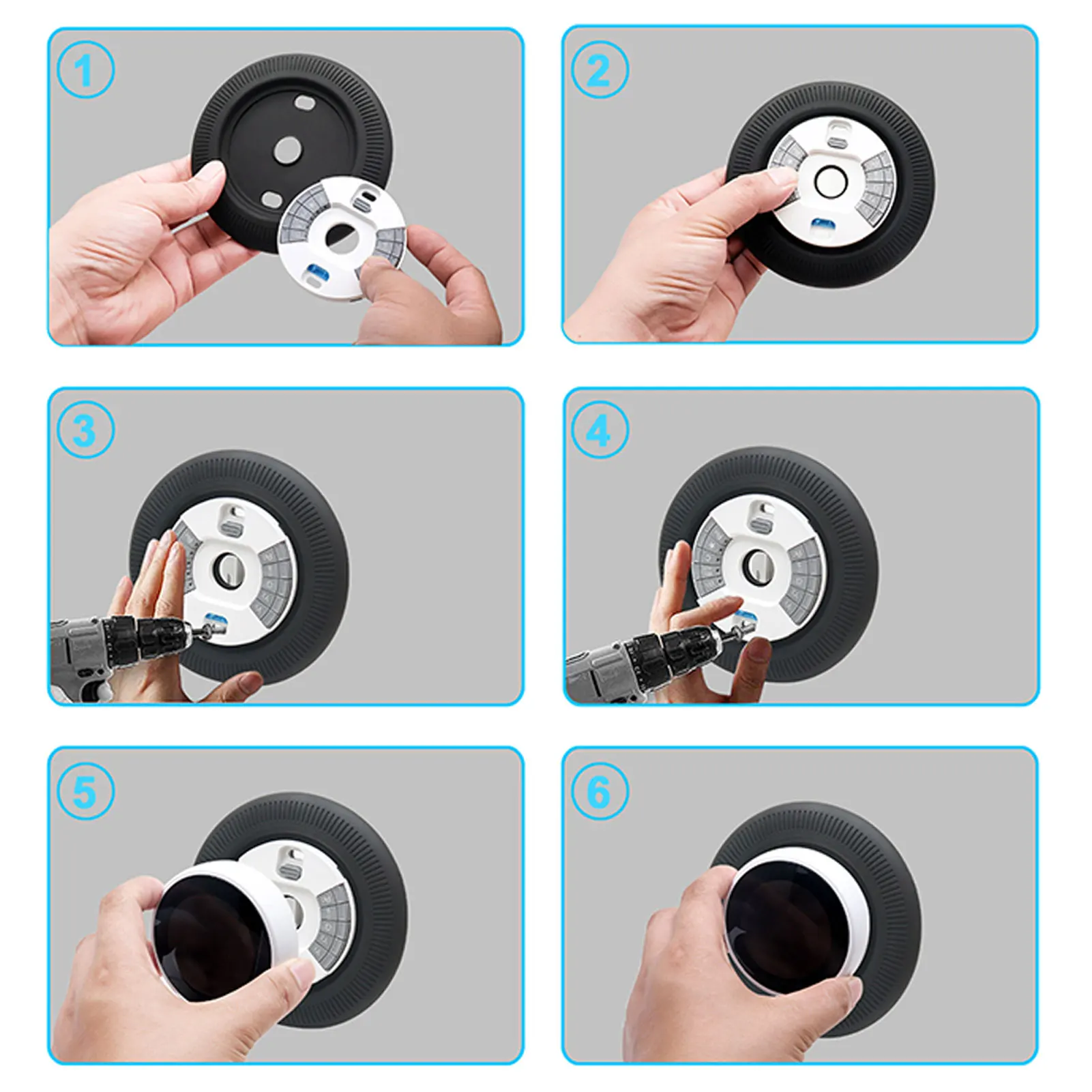 Socket Protection Cover Wall Plate Cover Silicone Nest Learning Thermostat Case Resistant Bracket Home Protection Kitchen Living Room Bedroom