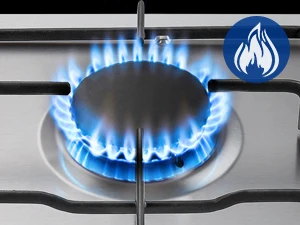 2-Flammen-Gaskochfeld 30cm Edelstahl Einbaugerät mit Automatischem Flammenschutz 4200W – Detail 5