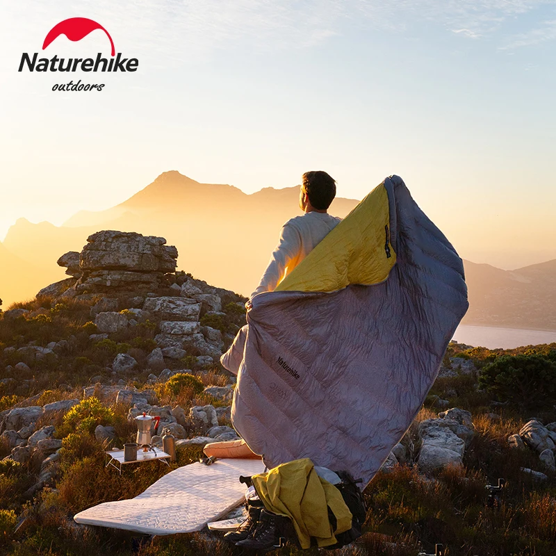 Naturehike CW700 Sleeping Bag Ultralight Winter Duck Down Sleeping Bag 650FP Outdoor Hiking Traveling Waterproof Bags