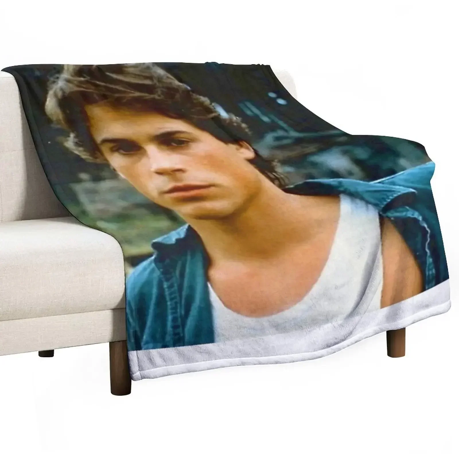 

Rob Lowe Throw Blanket Vintage for sofa Blankets