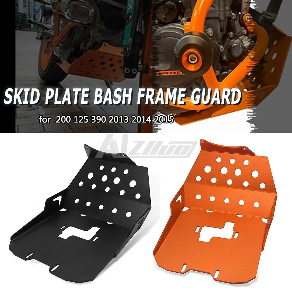 

Motorcycle Accessories Skid Plate Bash Frame Guard For 200 125 390 2013 2014 2015 Engine Guard Skid Plate 125 200
