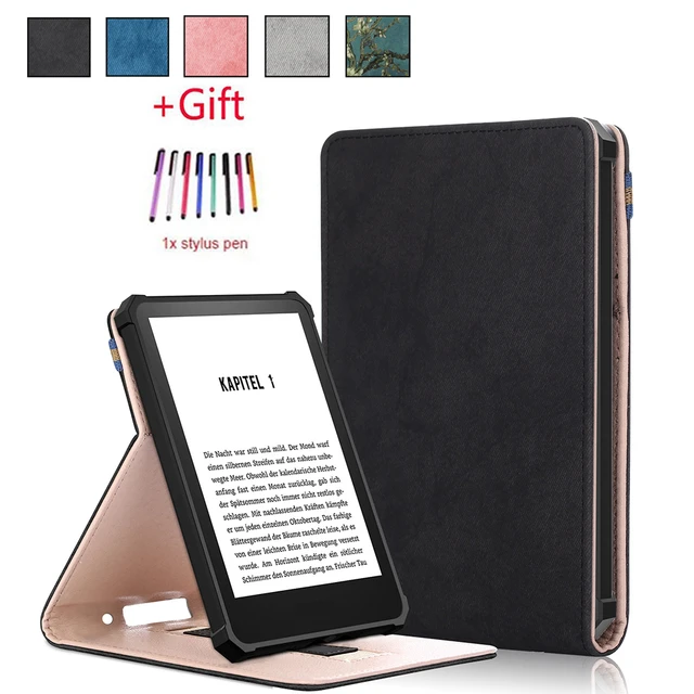 Funda para Kindle Paperwhite de 6,8 (11. ª generación-2021) y Kindle  Paperwhite Edición de firma, carcasa con encendido/apagado automático -  AliExpress