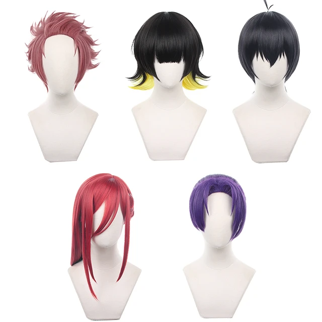  Anime BLUE LOCK Cosplay wig Meguru Bachira Hyouma Chigiri Cos  Wigs Black Red Heat Resistant Synthetic Hair For Man Women Halloween Party  with Free Cap (Hyouma Chigiri) : Clothing, Shoes 