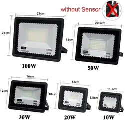 EcoBright LED Motion Sensor Flood Light - IP66 Waterproof, Energy - Saving Outdoor Security Lamp - 100 W (No Sensor Floodlight)