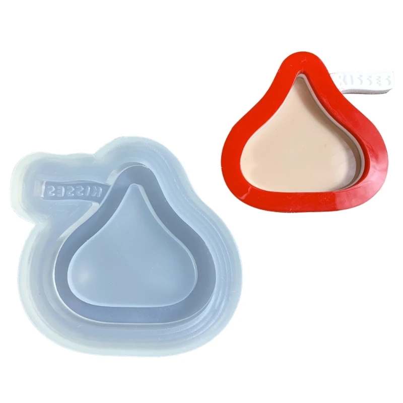 

Silicone Mold Resin Shaker Mold Mini Chocolate Mold Crystal Keychain Earring Pendant Mold DIY Tool