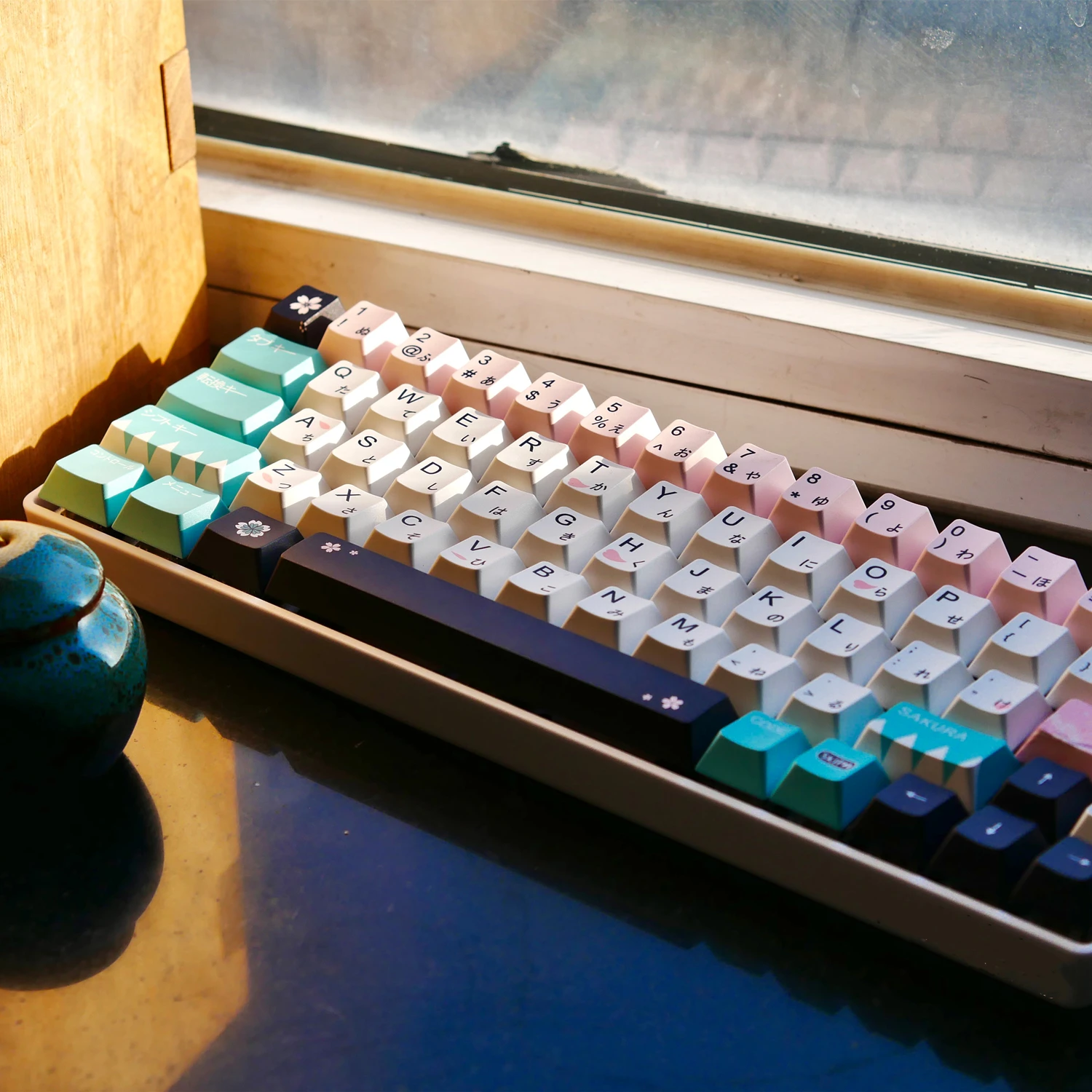 Desenhos Animados Anime Keycaps Grupo Pbt Sublimação Corante Perfil Cereja Destino Okita Souji Keycap para Teclado Interruptor mx 140 Chaves