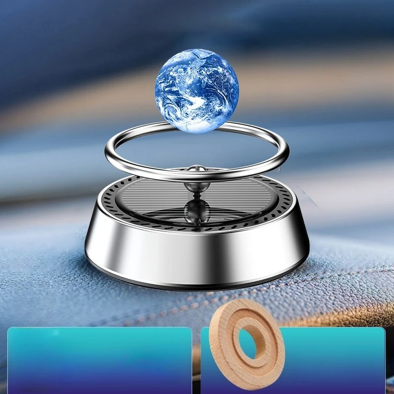 Diffusore di aromi per auto a forma di pianeta solare creativo, profumo per auto a lunga durata, ornamento per auto transfrontaliero - immagine 5