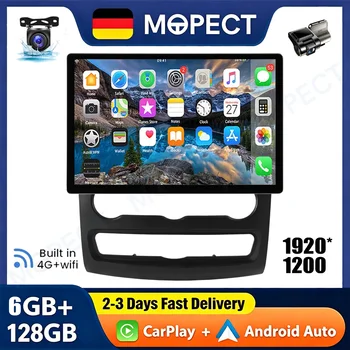 Radio Estéreo para Auto MOPECT de 13.3 Pulgadas, 6+128 GB, para VW Crafter 2006-2011 / Mercedes Sprinter 2006-2017, Android 15, CarPlay, GPS, Navegador, 4G, Pantalla Táctil de 1920*1200, BT+DVR&CAM 1