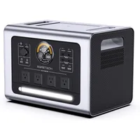 Sonic 2200W Portable Power Station, 2200Wh Backup Battery Solar Generator with 4 x AC Outlets 2200W (3300W Peak) 1