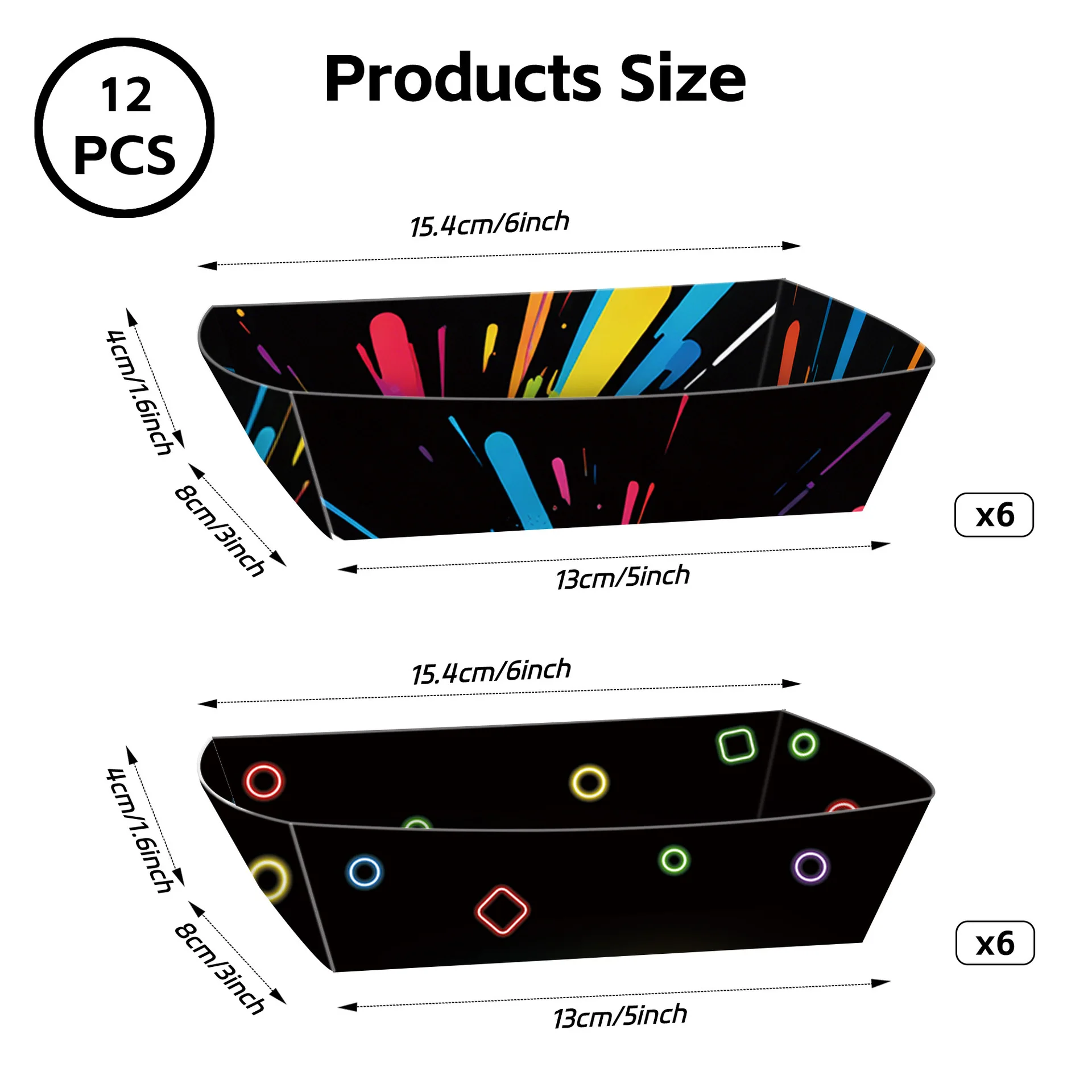 Lustige 67 Six Seven Party-Dekorationen Geschenktüte Popcorn-Box Pommes-Frites-Box 3D Geschenktüte Geburtstagsparty-Zubehör für Babyparty – Detail 4