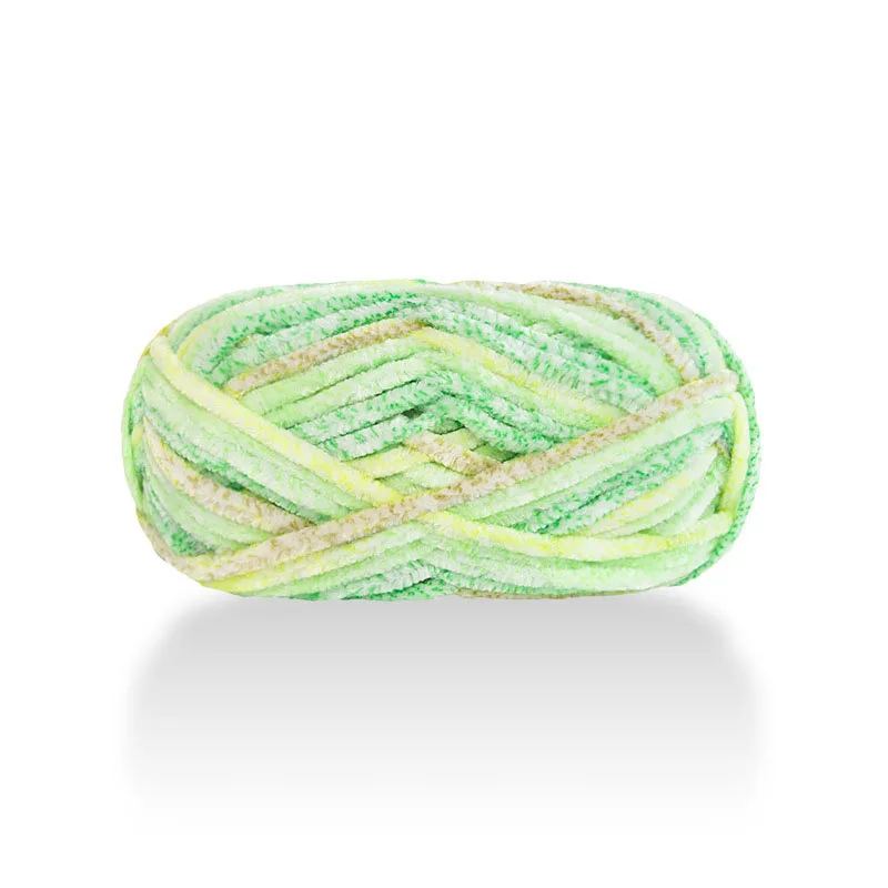 (1 шт.) Флисовые синели вязаные многоцветные дополнительные шарики из ...