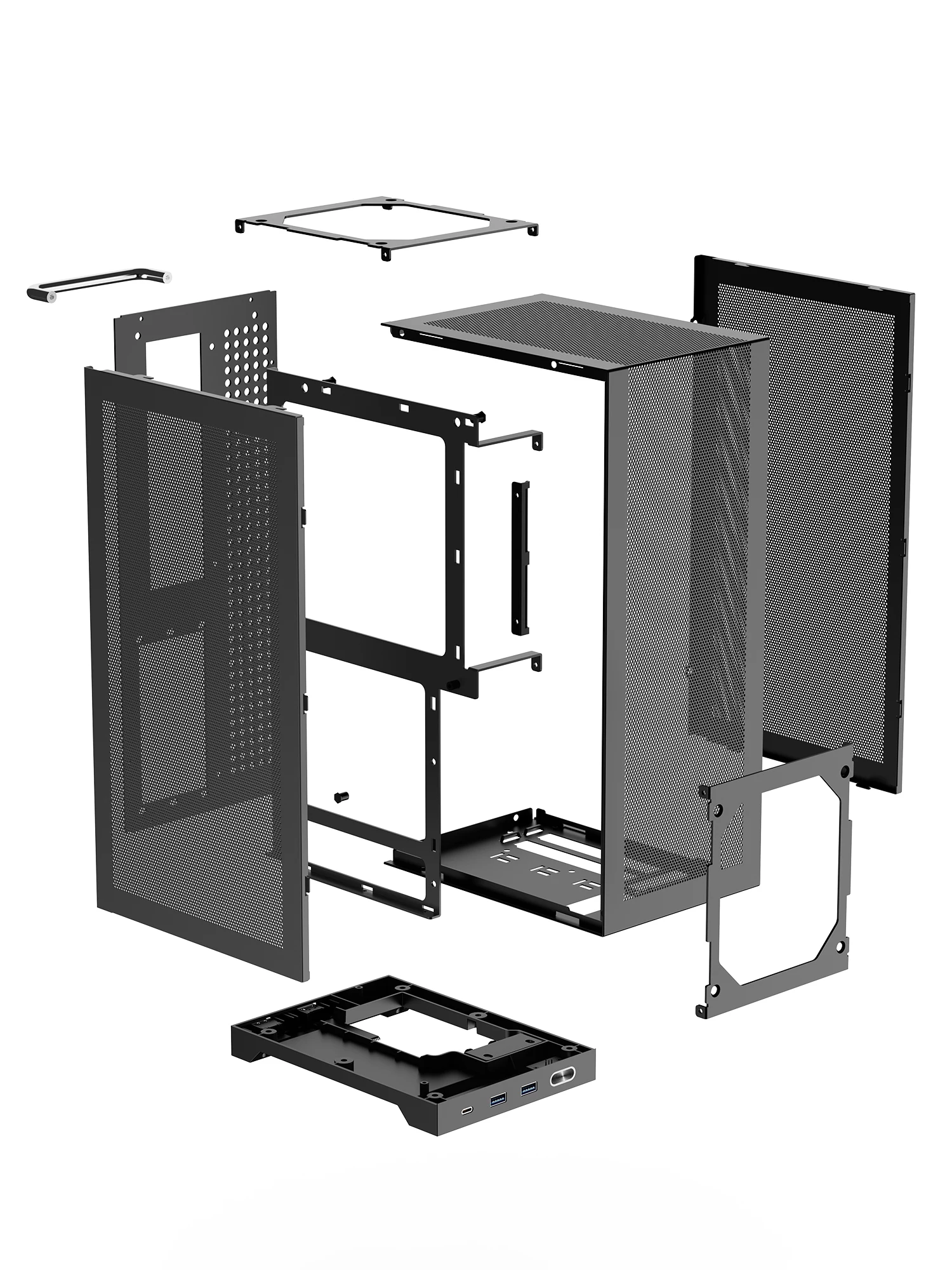 shin ShinySnake L300 Mesh ITX Case: 8.5L, 325mm GPU, SFX/SFX-L