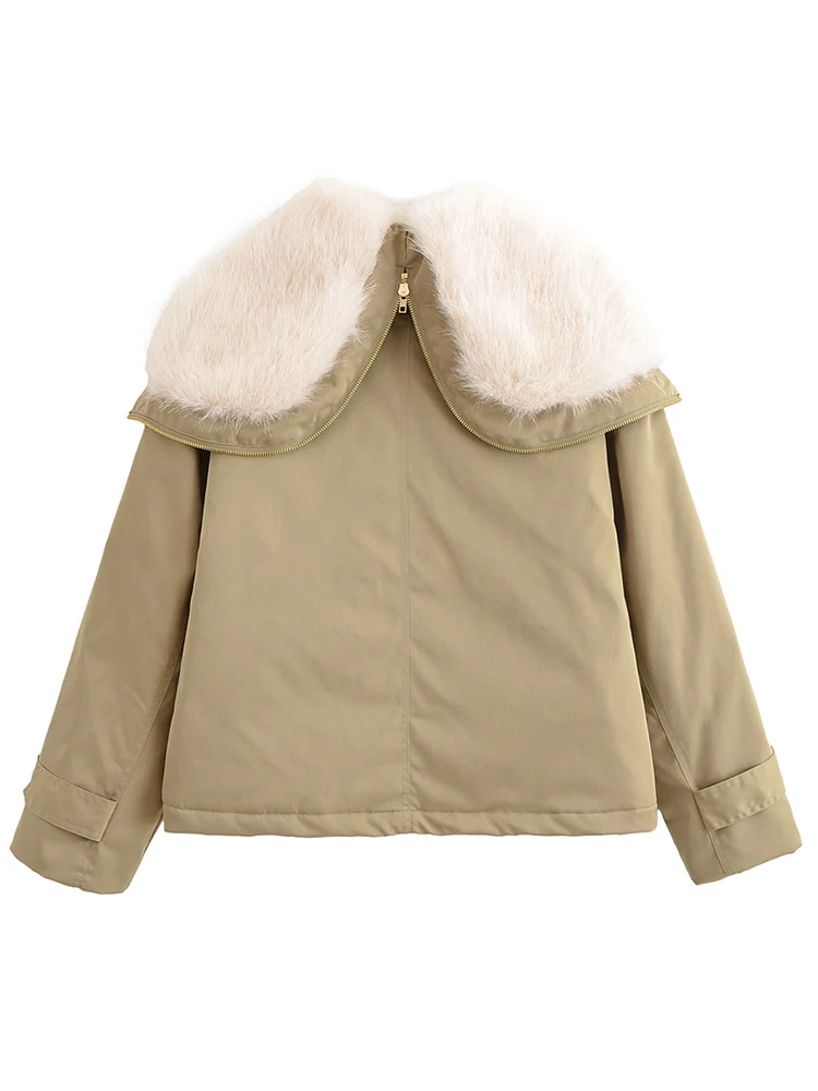 New Women's Thick Warm Parkas Chic Hooded Winter Warm Fashion Casual Zip Up Jacket Coats Female Pocket Street Clothing