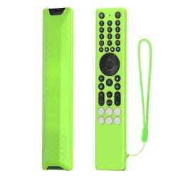 Silicone Protective Case for TCL TV Remote Control - Drop - Proof Cover and TV Accessory (Luminous green)
