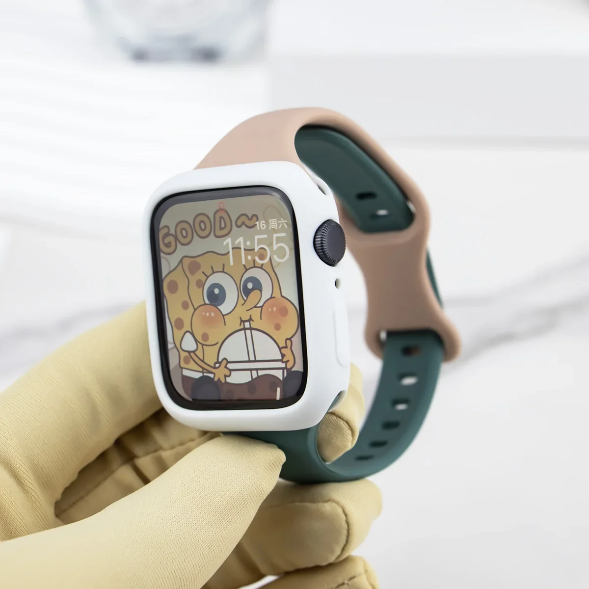 Soft Silicone Sports Strap with Protective Case