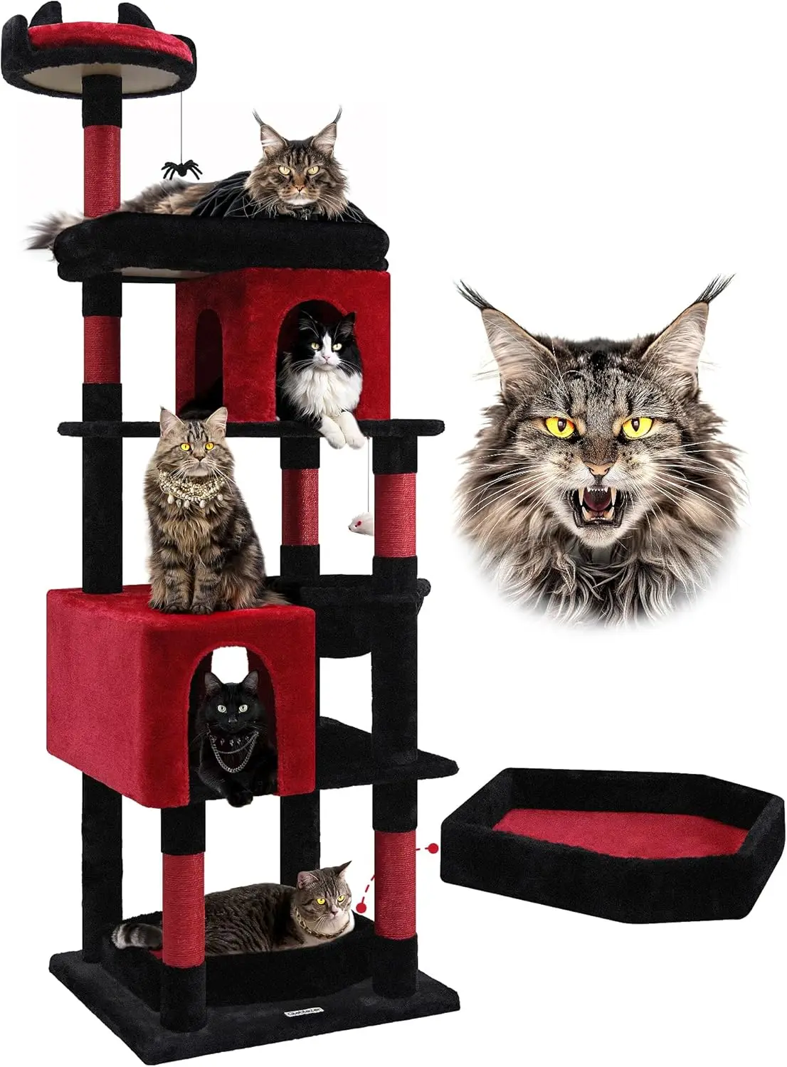 Gothic Coffin Cat Tree 1