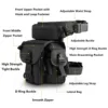 Tactical Drop Leg Bag Outdoor Sport Hunting Nylon Waterproof Waist Pack Ride Leg EDC Bag Utility Hiking Thigh Pouch 6