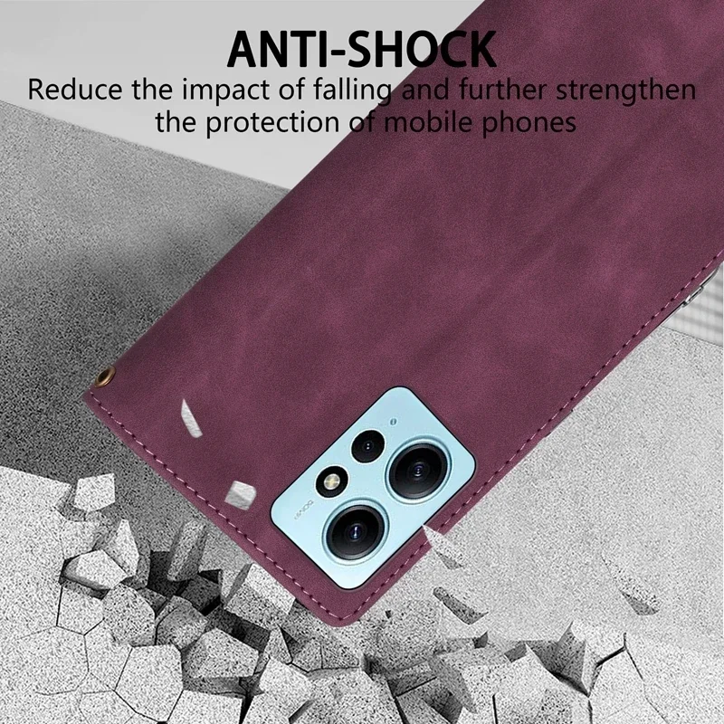 Premium Magnetic Flip Leather Wallet Case with Card Slot