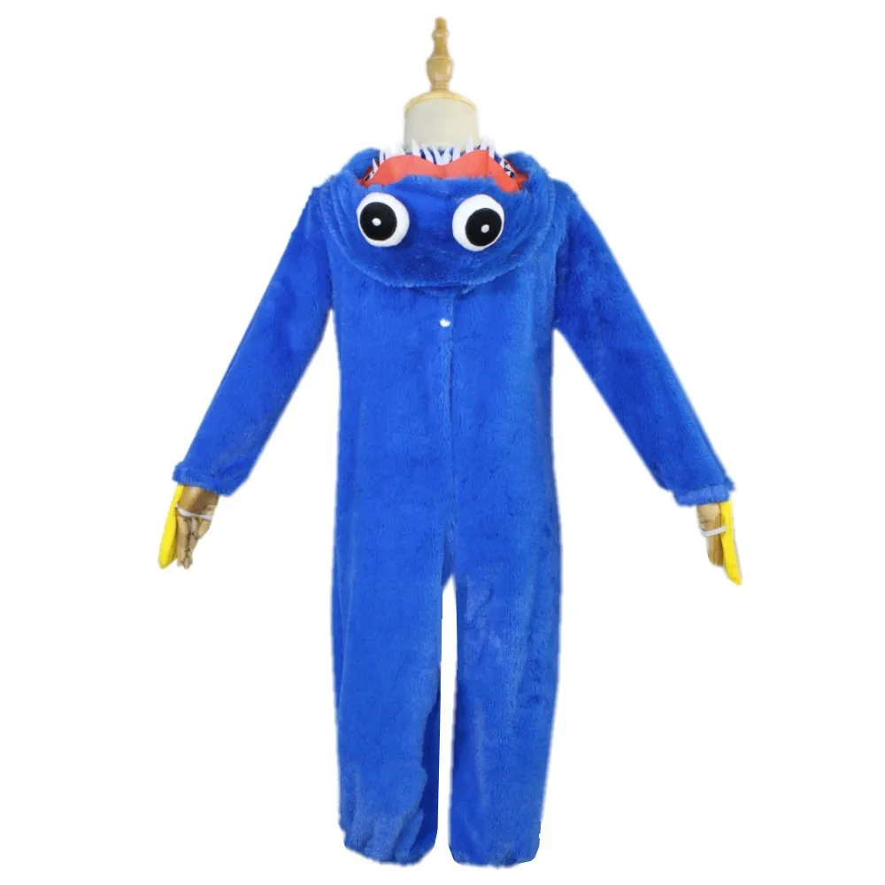 Halloween Blue Mouth Monster Role Playing Costume