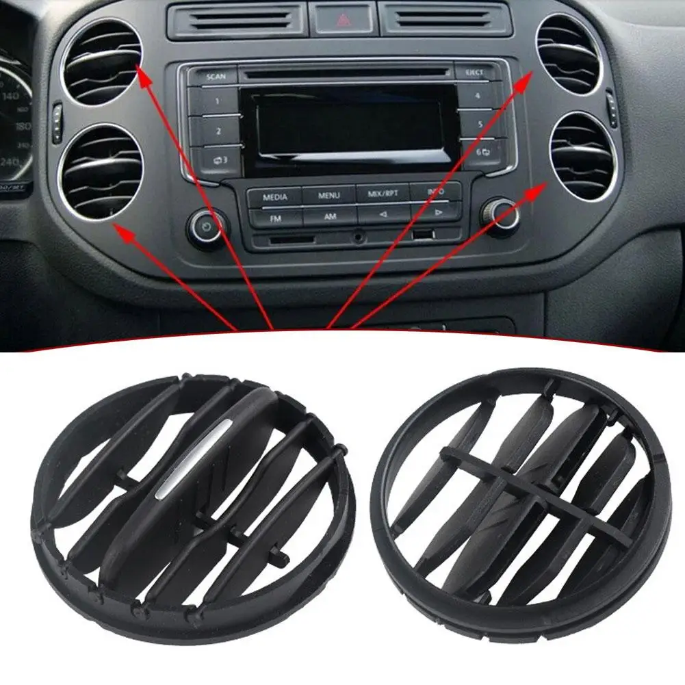 Air Vent Cover For Volkswagen Tiguan 2010-2017 Car Interior Air Conditioning Vents Car Air Outlet Net Grille Car Folding