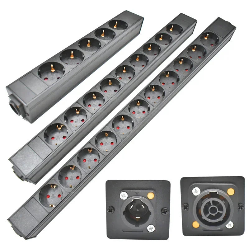 Pdu Tira de Alimentação 3p Plugue Aviação Nac3fx-w Nac3mpx Porto de Aviação 211 Tomada ue Impermeável Powercon Led Grande Tela Plug Power