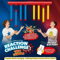 Latest 2-Player Challenge Drop Sticks Game Kids Stick Catching Toy Training Reaction Ability Parent-Child Interactive Toy Sports
