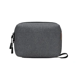 Compact Multi - Compartment Travel Electronics Organizer Bag (Grey)