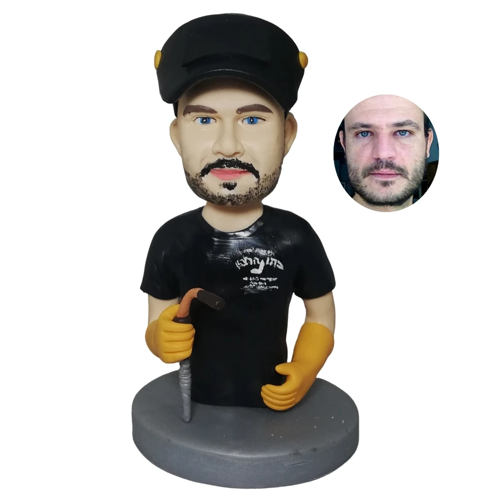Handcrafted Half-Length Busts: Real-Face Modeling, Tailored Costumes & Poses, 10-20cm Heights
