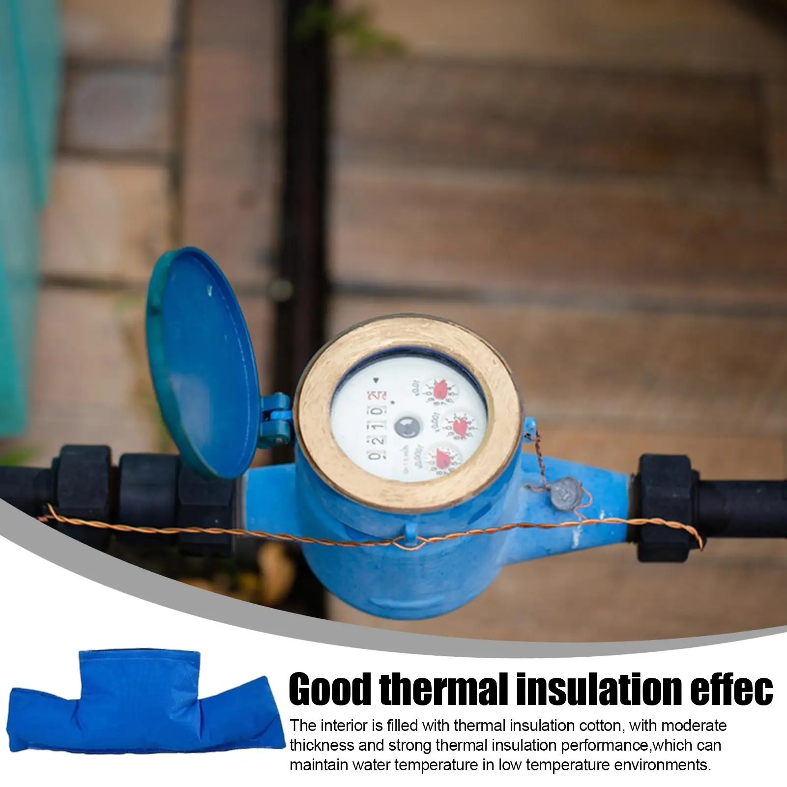 Water Meter Insulation Cover Backflow Preventer antifreeze Cover outdoor Waterproof Sprinkler Valve Guard Heat Preservation Bag