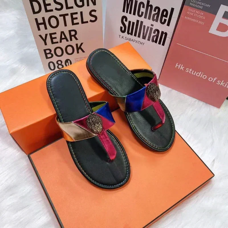 

Flip-flops 2024 European and American Fashion Women's Sandals Luxury Brand Designer Casual Shoes Flip Flops Kurt G