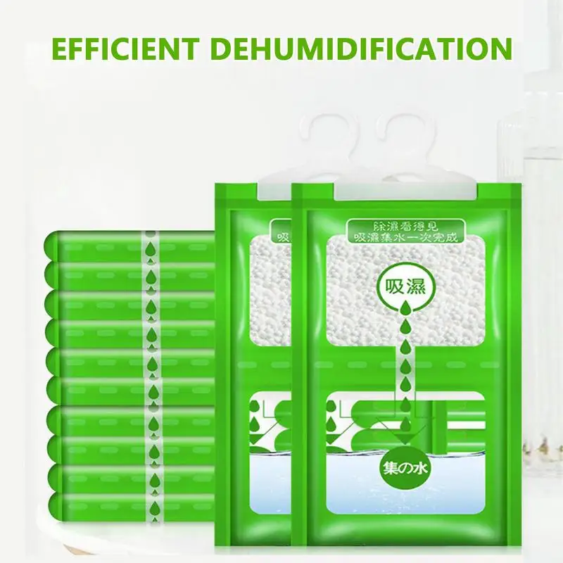 Moisture Absorbers Fragrance Free Humidity Packs 10 Pcs Moisture-absorbing Bags Kitchen Bathroom Wardrobe Enclosed Space
