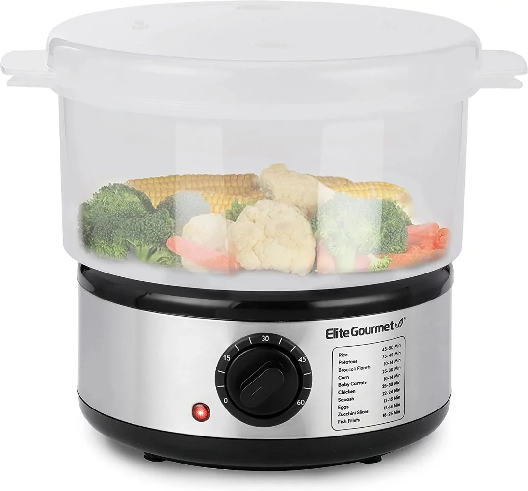 

Food Vegetable Steamer with BPA-Free Steamer Tray