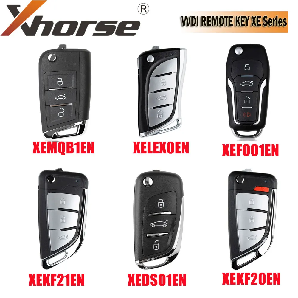 

5PCS/Lot Xhorse VVDI Super Remote Key XE Series XEMQB1EN XEKF20EN XEFO01EN XEDS01EN XELEX0EN XEKF21EN English Version Remote Key