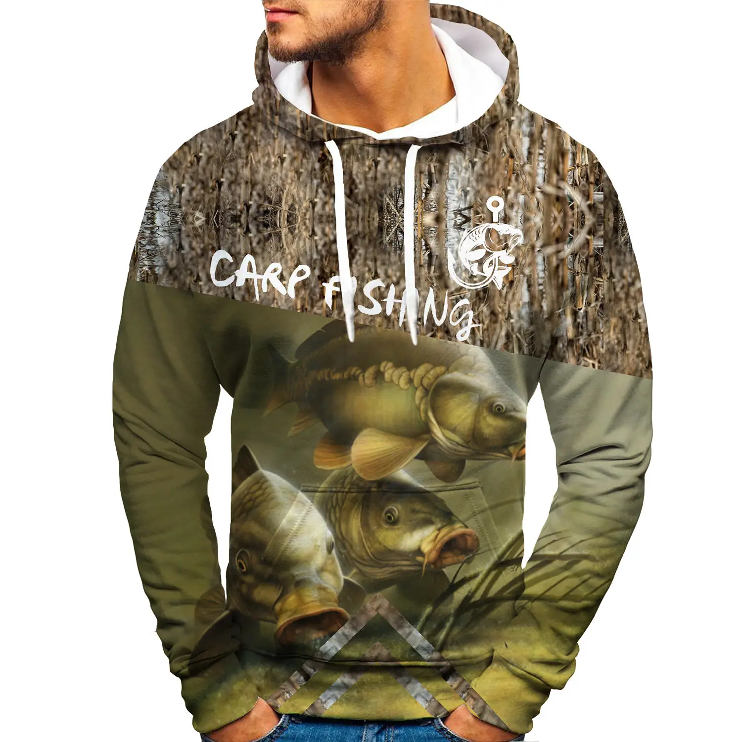 Cool Carp Fish Hoodie Personality Animal 3d Print Hoodies Casual Funny Long  Sleeves Fashion Fishing Pullover Unisex Sweatshirts - AliExpress