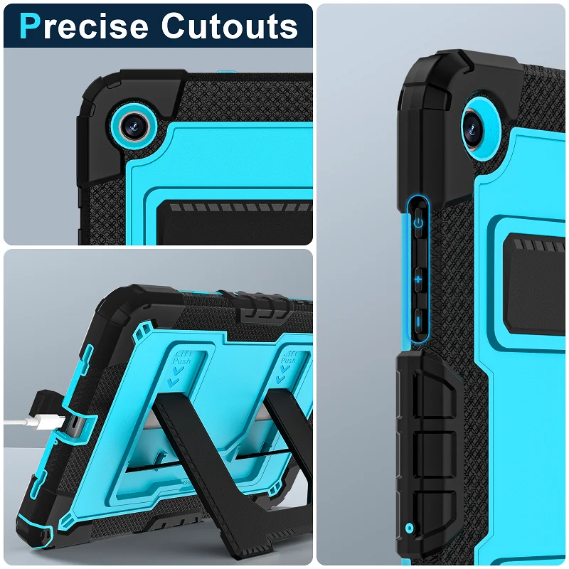 Shockproof Hybrid Stand Tablet Cover - Protective Case