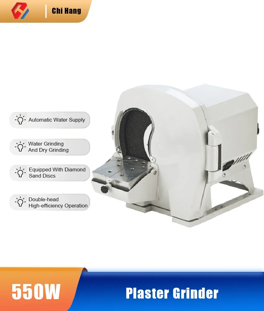 JT-19 Dental Plaster Dental Water Grinding Machine 220V/110V Sanding and Trimming Machine Wet and Dry Use Model Corrector